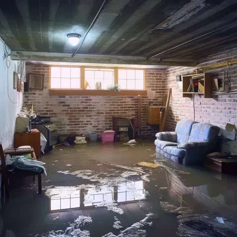 Flooded Basement Cleanup in Tribune, KS